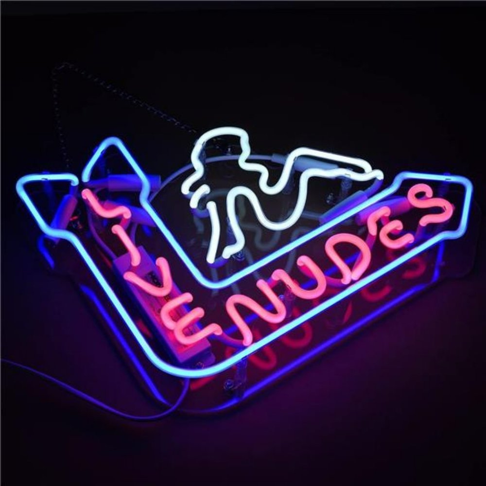 Neon LED Wall Sign Sexy Lady Dance Bright VIVID Color